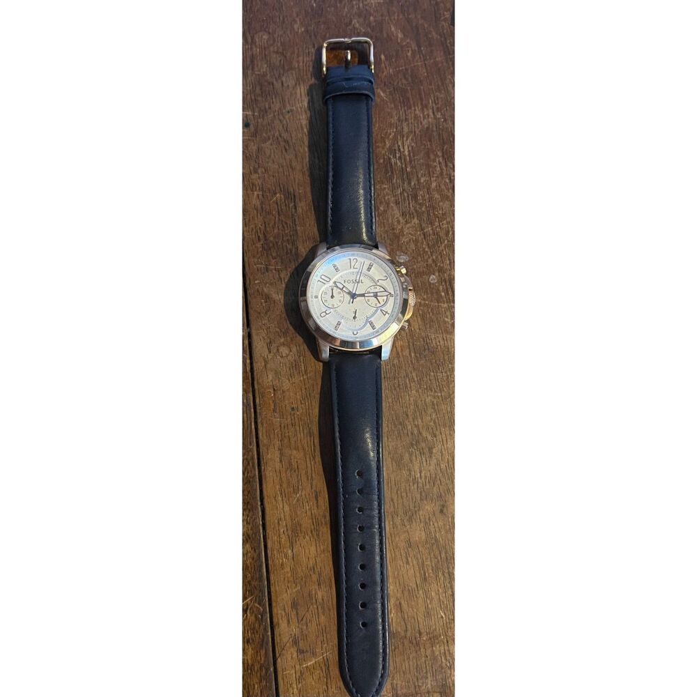 Fossil Es4040 Gwynn Chronograph White Dial Ladies… - image 5